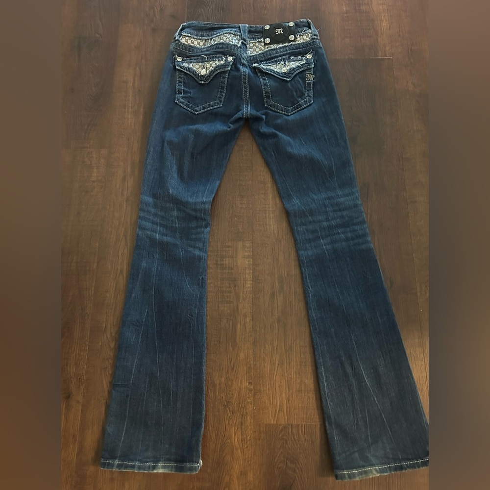 Miss Me Dark Blue Boot Cut Jeans